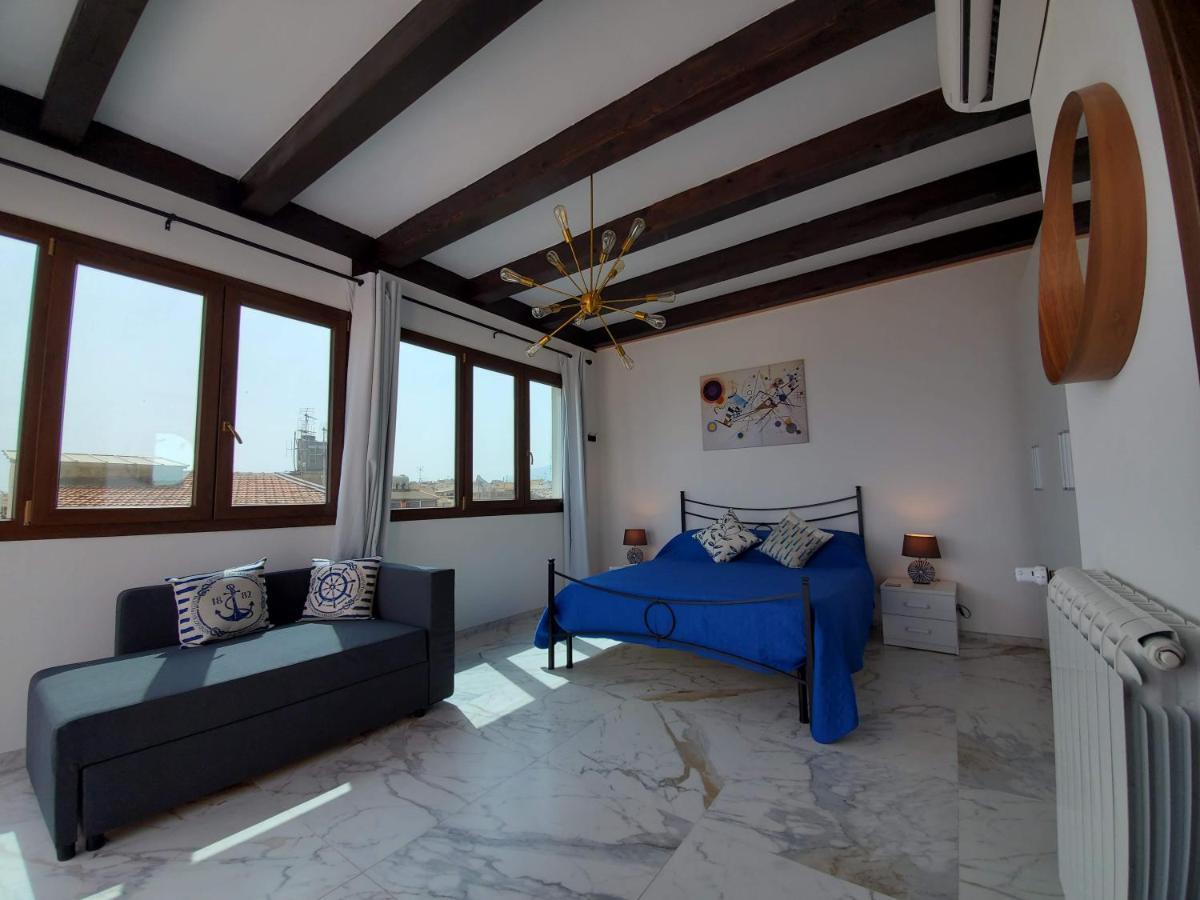 Ferienwohnung Palazzo Del Golfo Penthouse Castellammare del Golfo Exterior foto